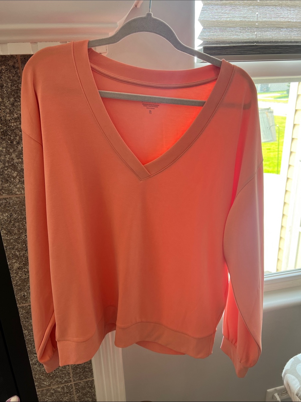 Athleta Deep V neck Top